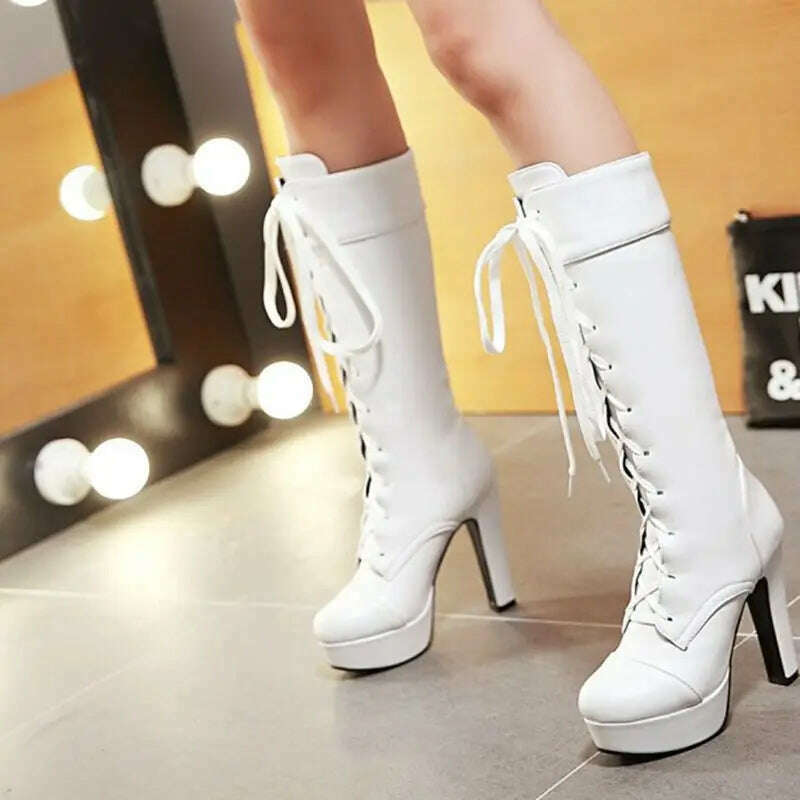 QPLYXCO Plus Size New Fashion Women's Boots