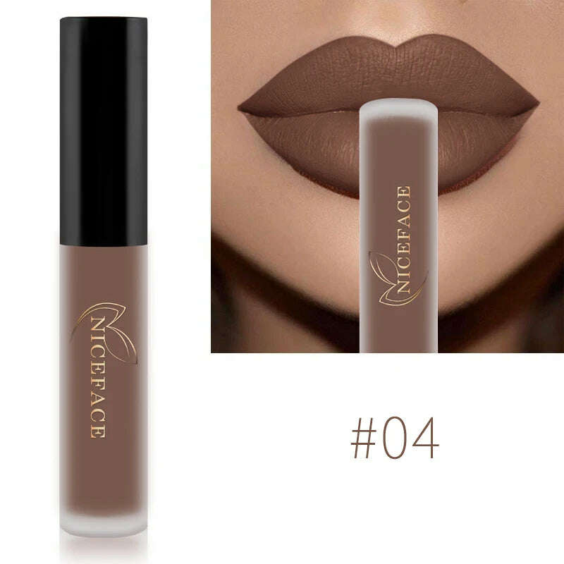 NICEFACE Nude Matte Liquid Lipstick