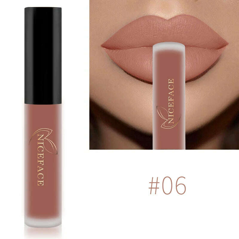 NICEFACE Nude Matte Liquid Lipstick