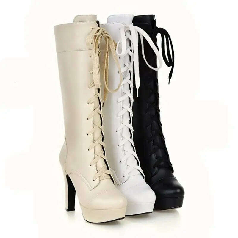 QPLYXCO Plus Size New Fashion Women's Boots