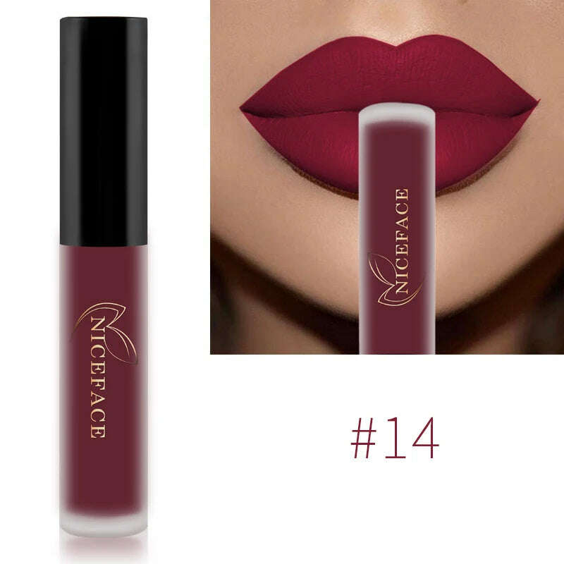 NICEFACE Nude Matte Liquid Lipstick
