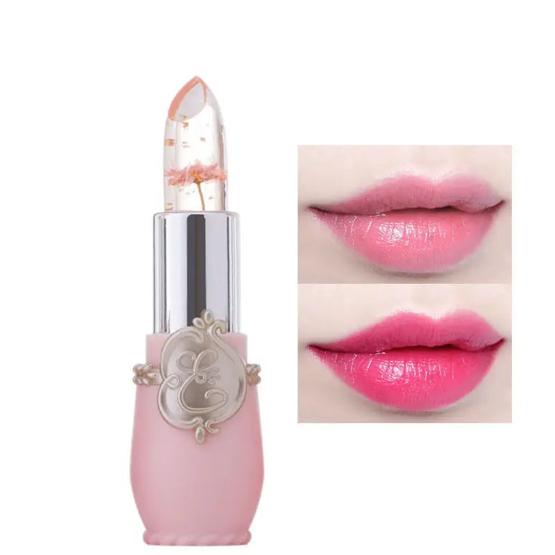 Waterproof Flower Lipstick Jelly – Color Changing