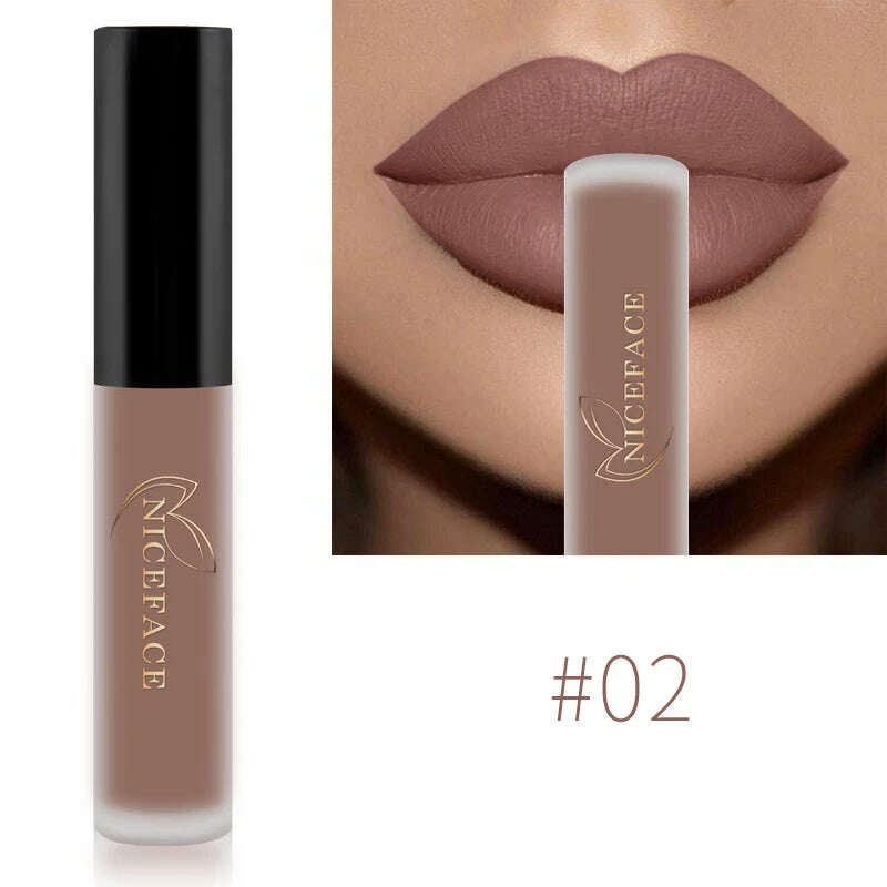 NICEFACE Nude Matte Liquid Lipstick