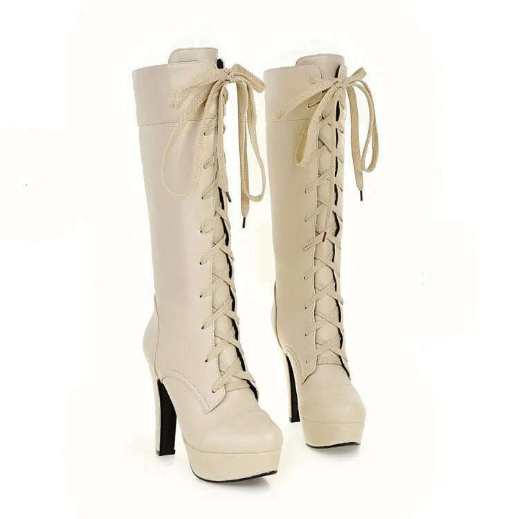 QPLYXCO Plus Size New Fashion Women's Boots