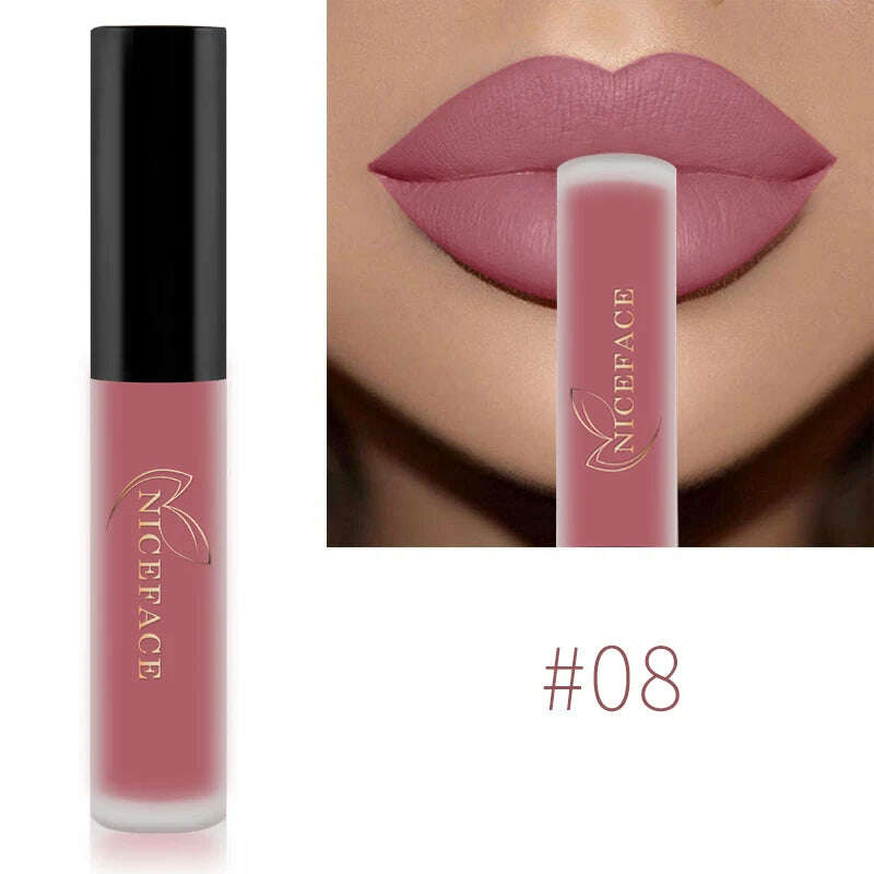 NICEFACE Nude Matte Liquid Lipstick
