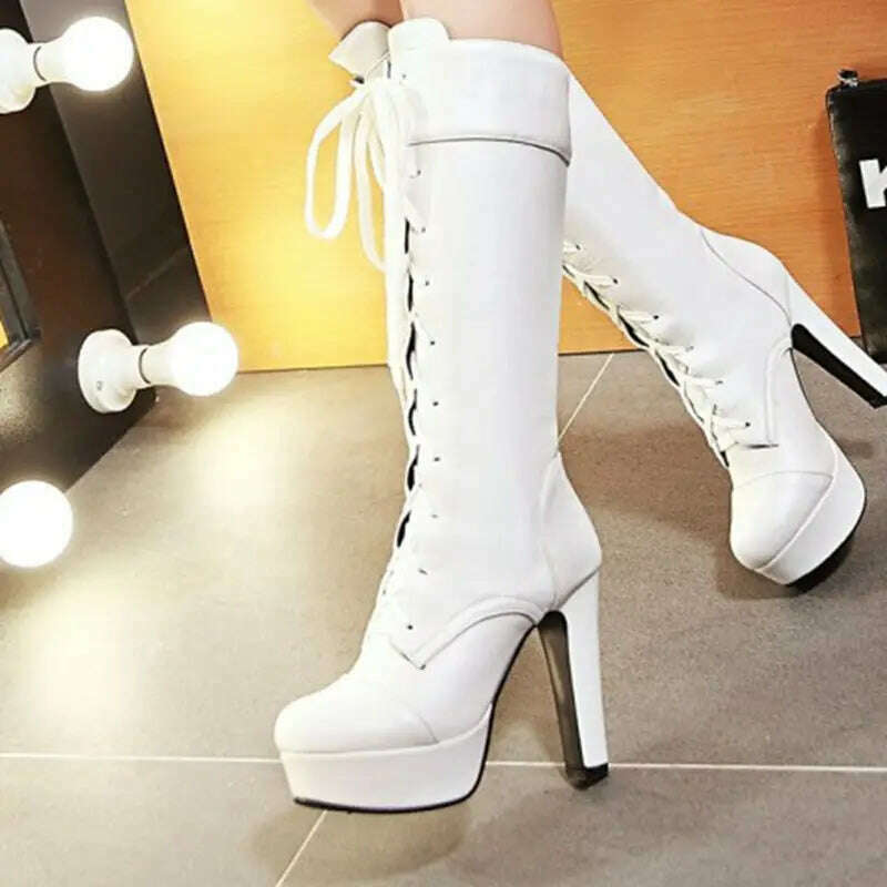 QPLYXCO Plus Size New Fashion Women's Boots