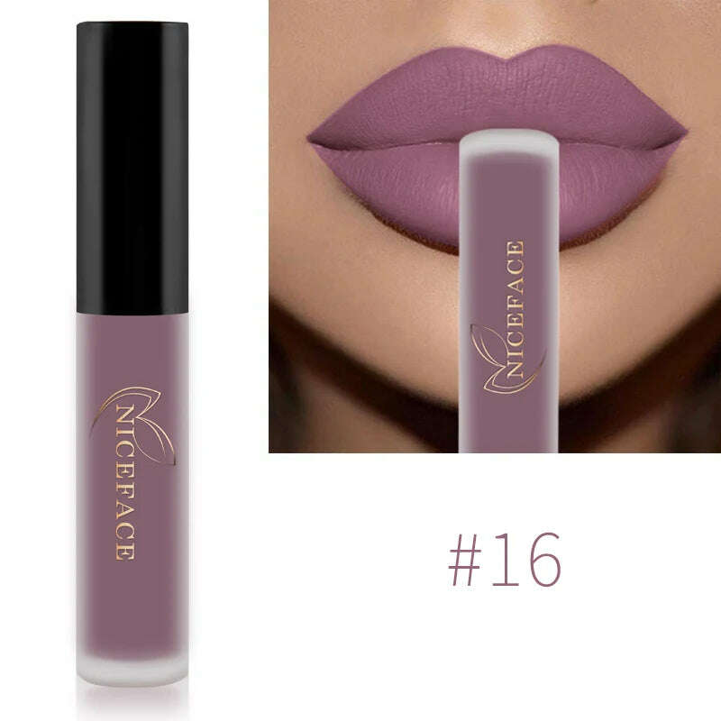 NICEFACE Nude Matte Liquid Lipstick