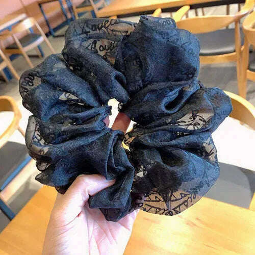 Silky Satin Hair Scrunchies for Women & Girls