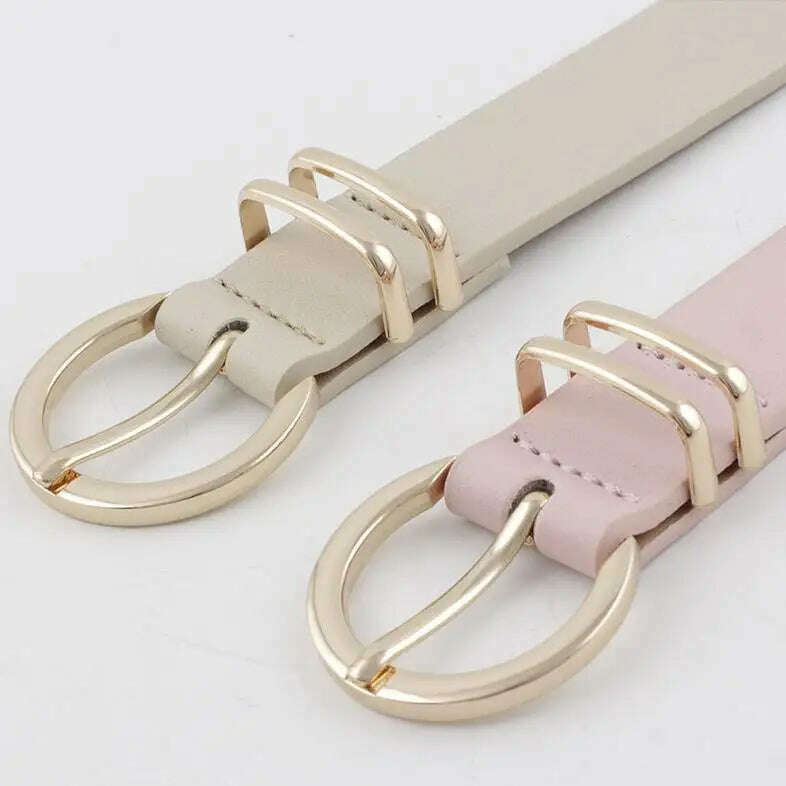 High-Quality Faux Leather Designer Women's Belt