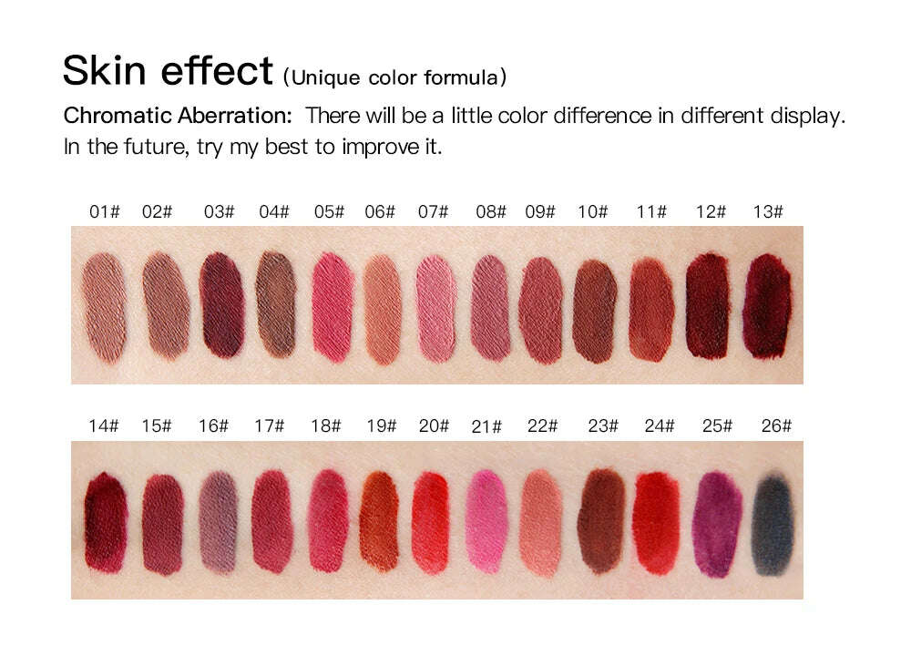 NICEFACE Nude Matte Liquid Lipstick