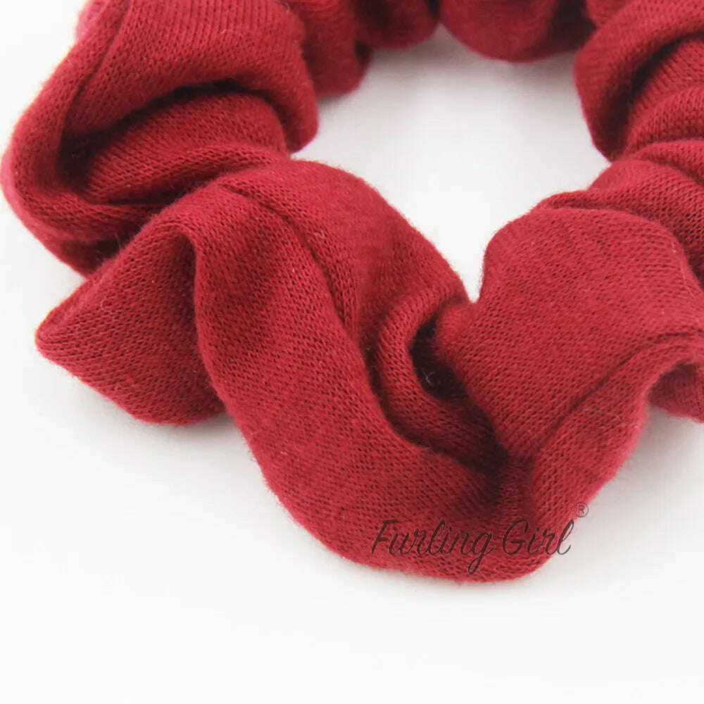Pack of 2 Mini Cotton Scrunchies