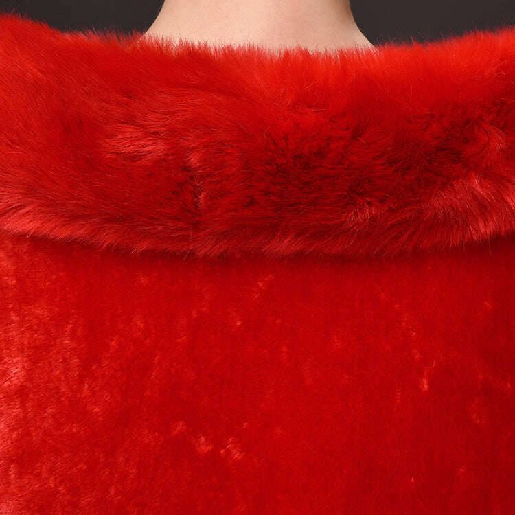 Elegant Faux Fur Bridal Wrap – Perfect for Winter Weddings
