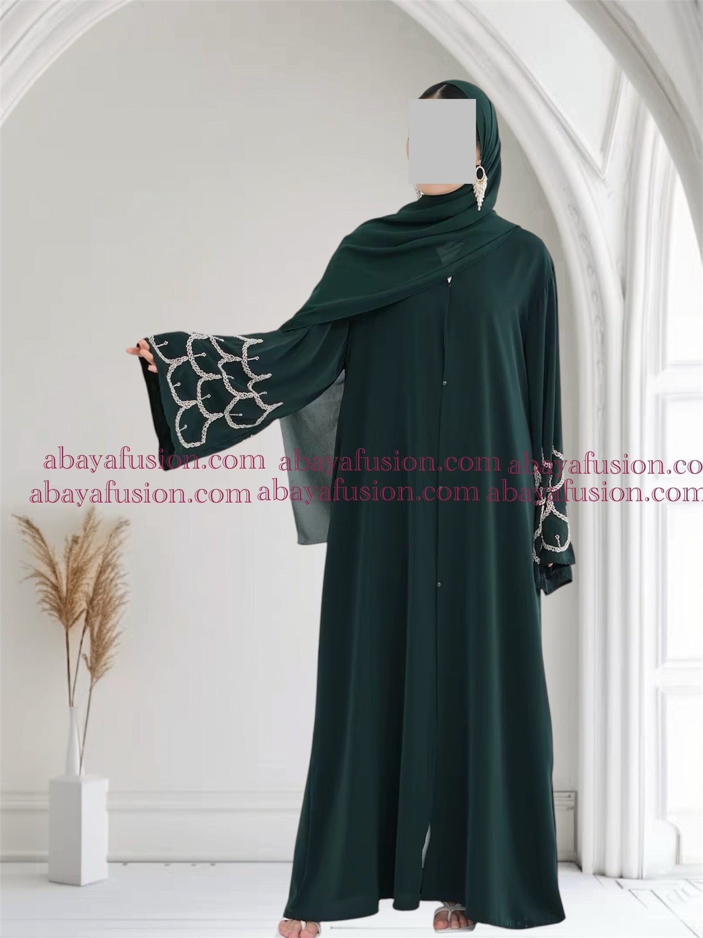 Crystal Luxury Handwork Abaya