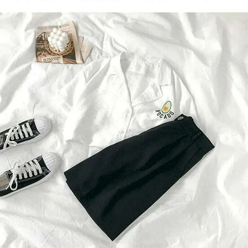 High Waist Wide Leg Shorts – Loose, Solid, Summer Office Style - D&M Boutique