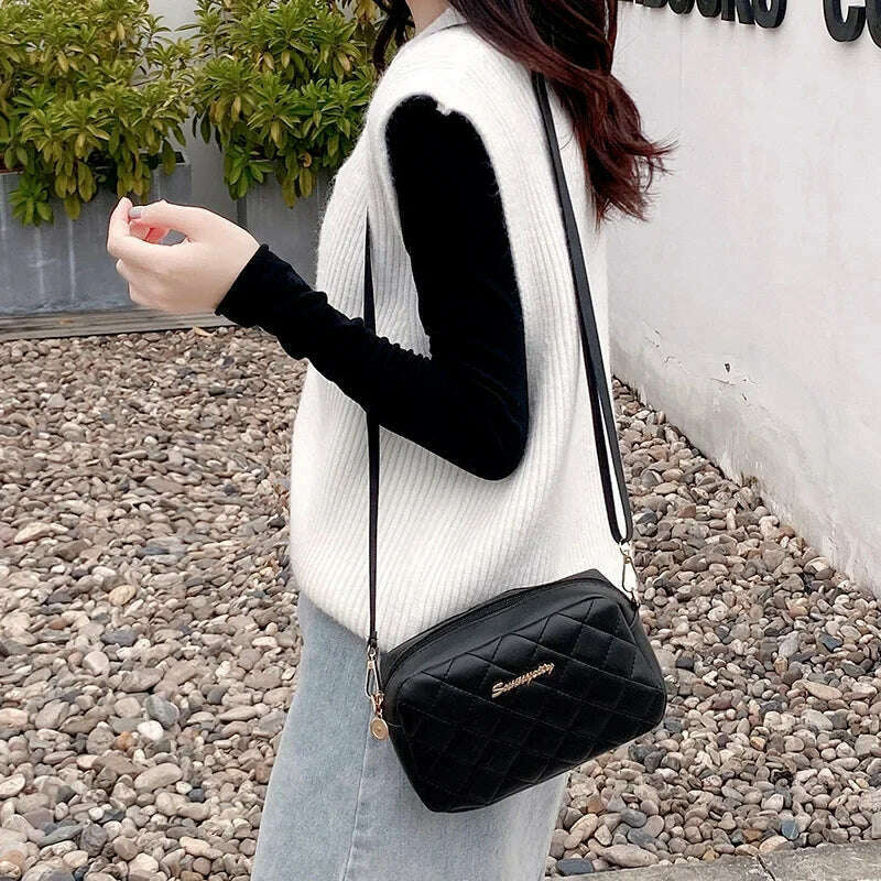 Tassel Messenger Bag for Women 2024 Embroidery Crossbody
