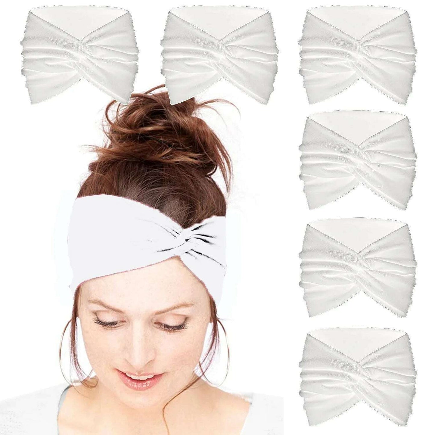 Leopard Print Yoga Headband for Women.