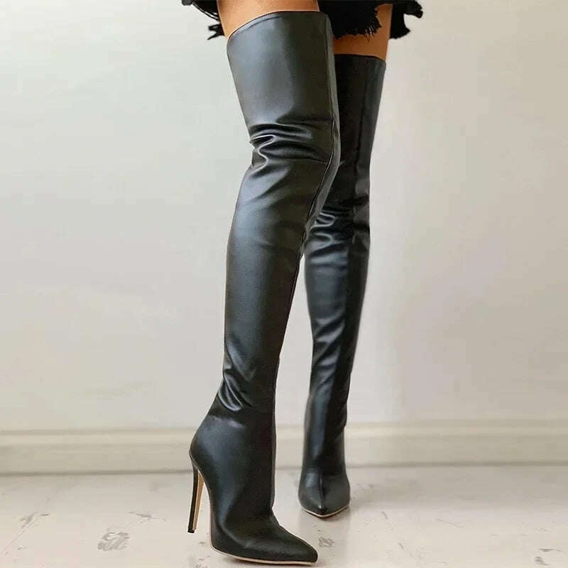 Women's Over-the-Knee High Heel Boots