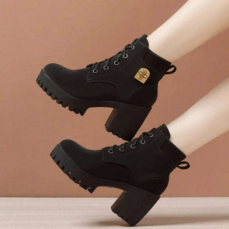 Elegant High Heel Ankle Boots for Women