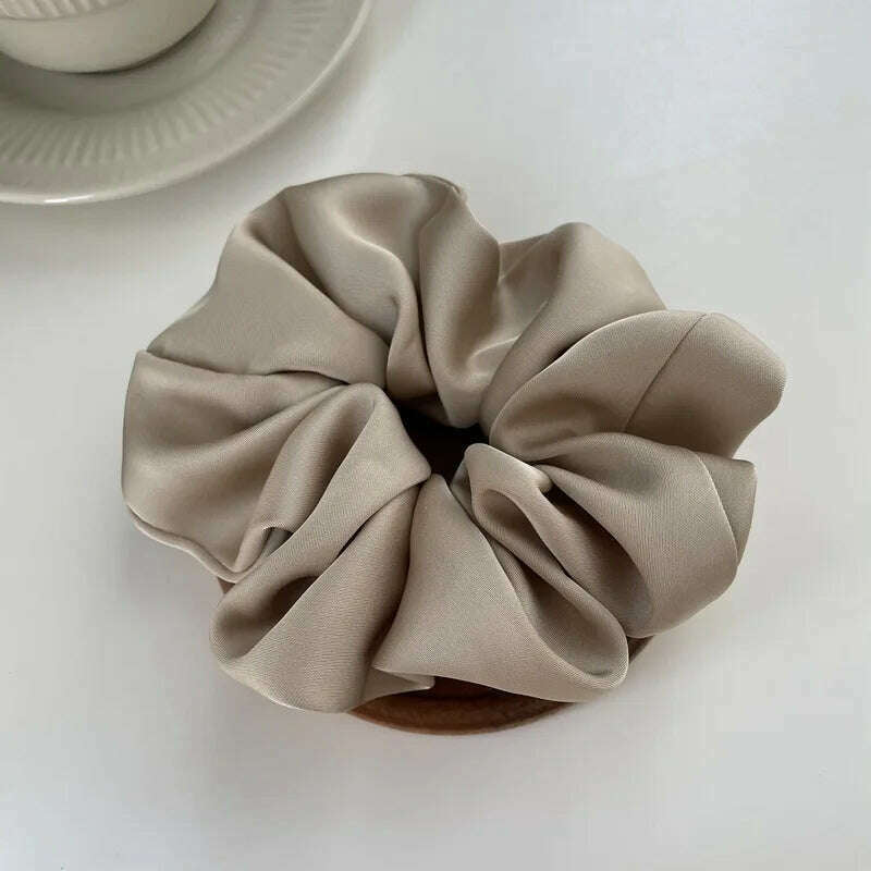 Oversize Satin Scrunchies Elastic Hair Ties