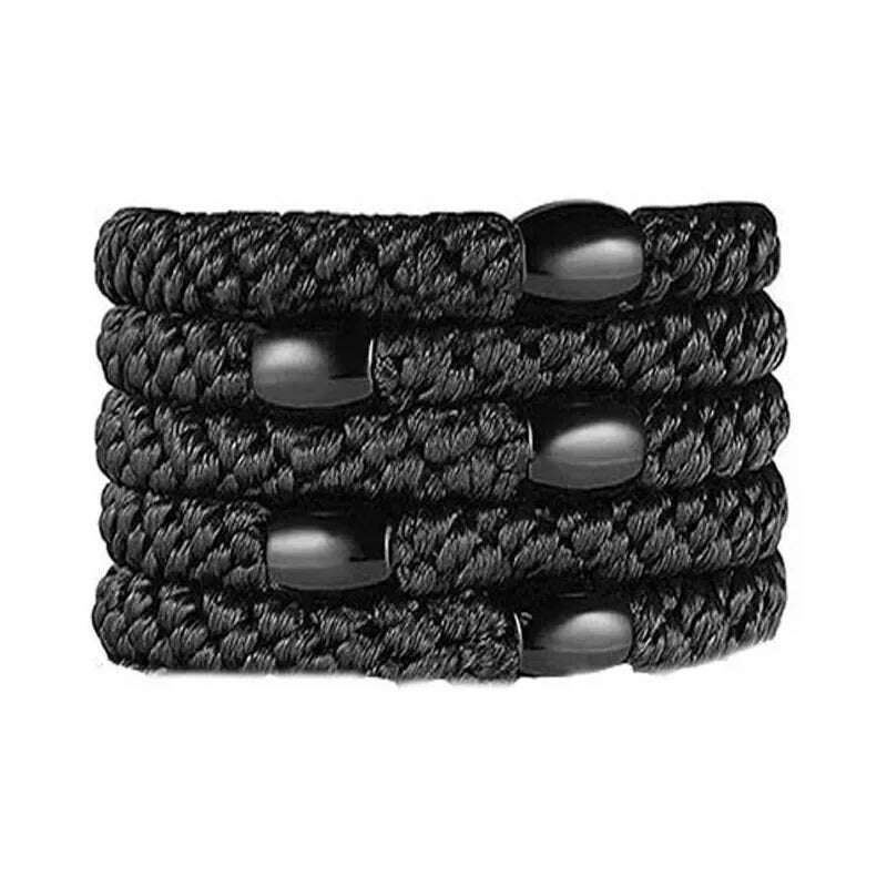 5pc Korean Elastic Hair Ties Scrunchies