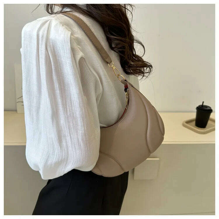 Retro Leather Shoulder Bags - Simple & Stylish Design