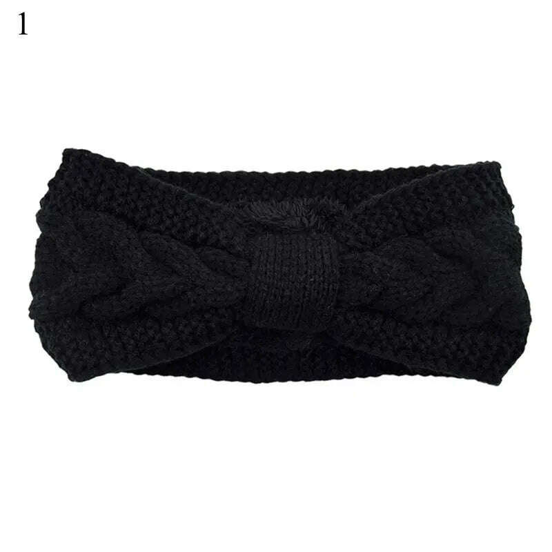 Autumn Winter Knitting Woolen Headband for Women
