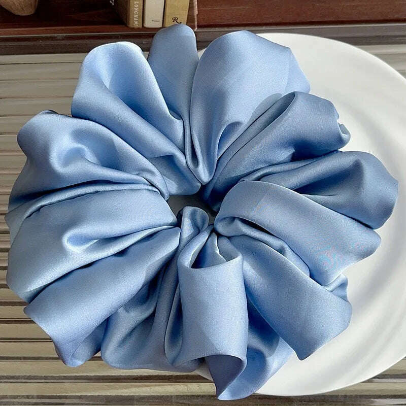 Oversize Satin Scrunchies Elastic Hair Bands