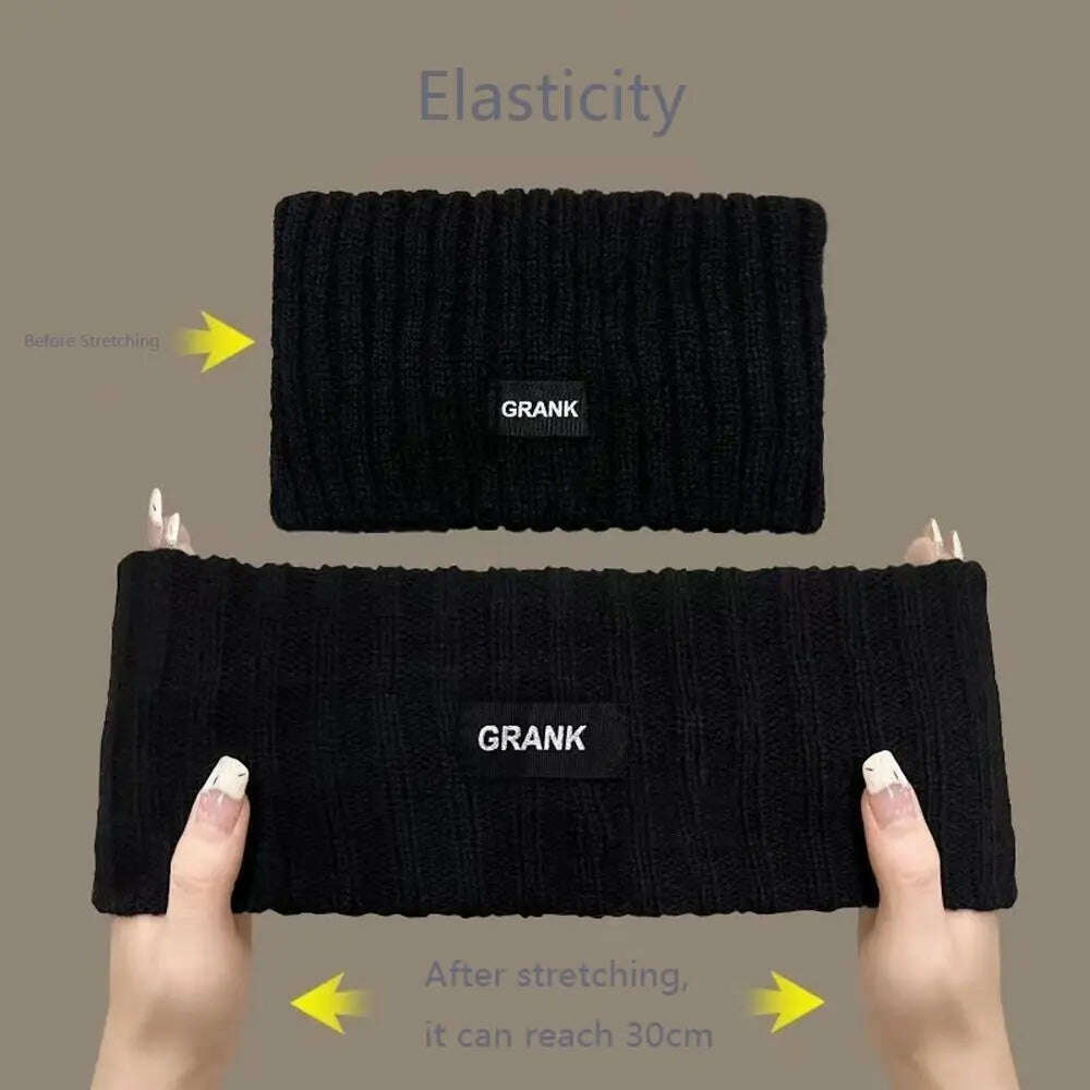 Women Winter Wide Knitted Headband.