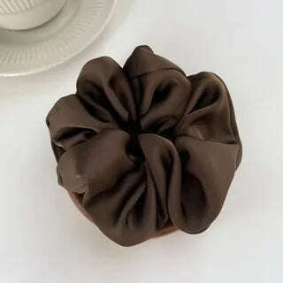 Oversize Satin Scrunchies Elastic Hair Ties