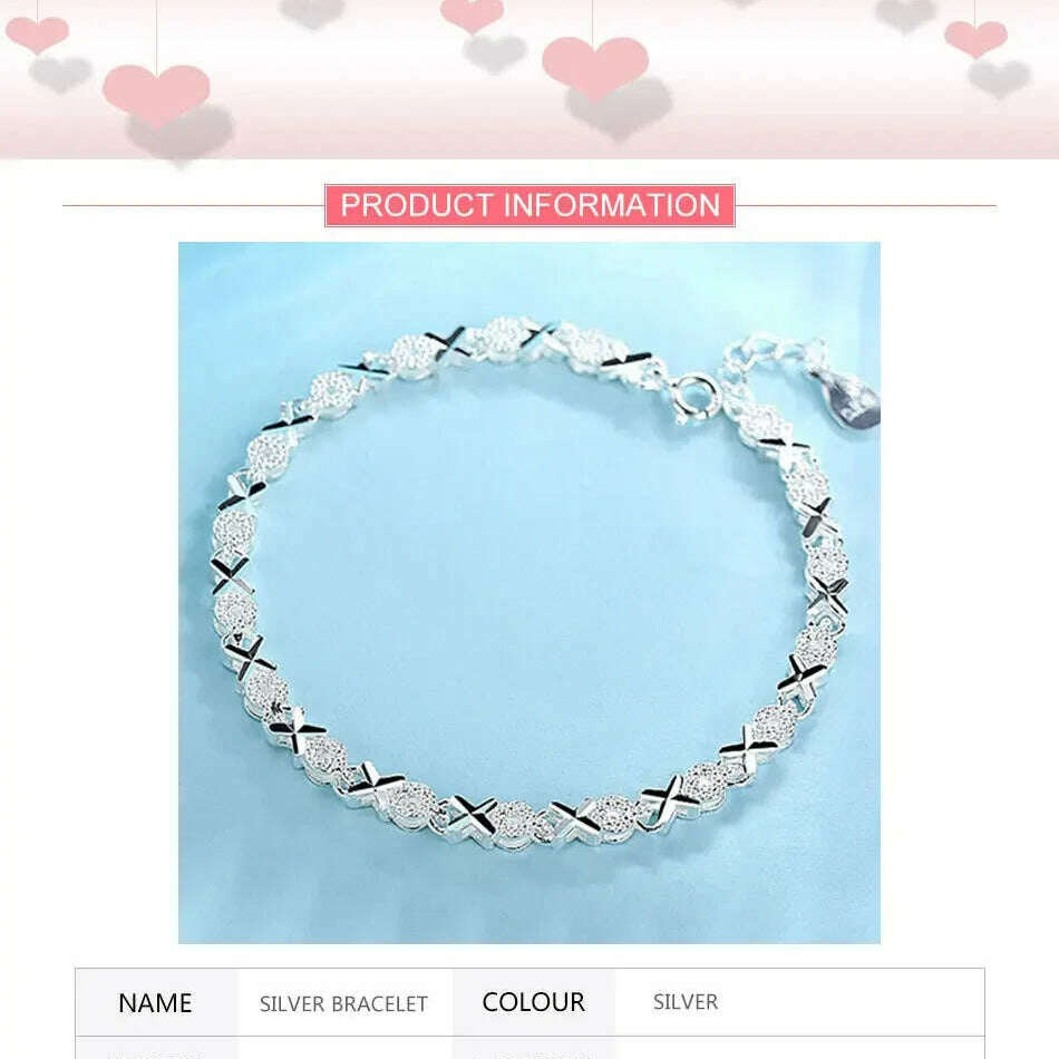 High Quality 925 Sterling Silver Bracelet for Women