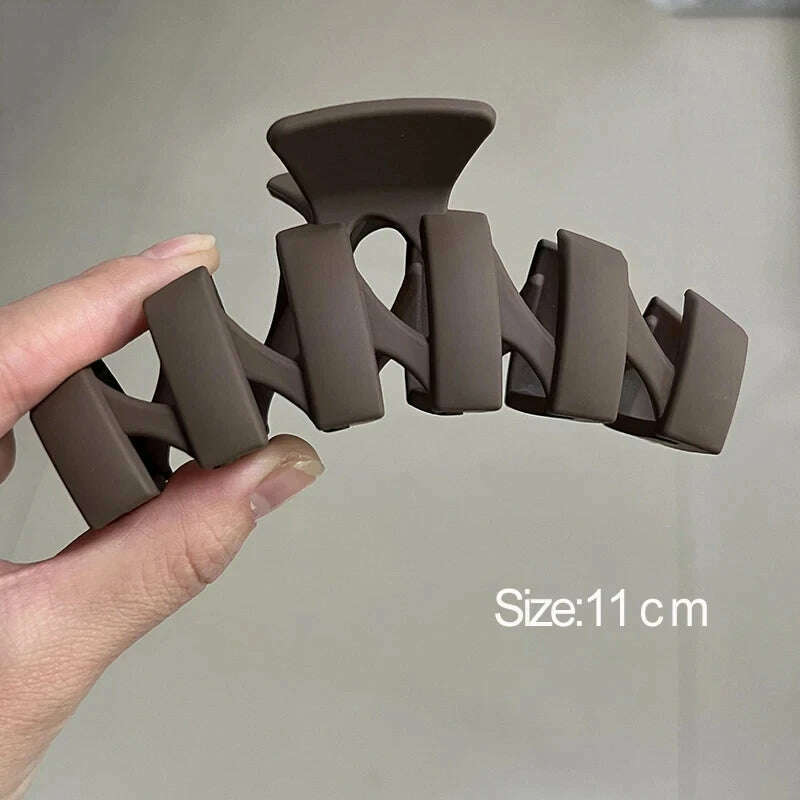 13cm Large Acrylic Geometric Hair Claw Clip for Women
