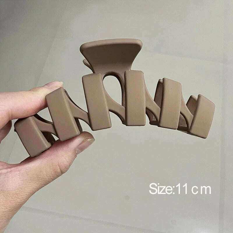 13cm Large Acrylic Geometric Hair Claw Clip for Women