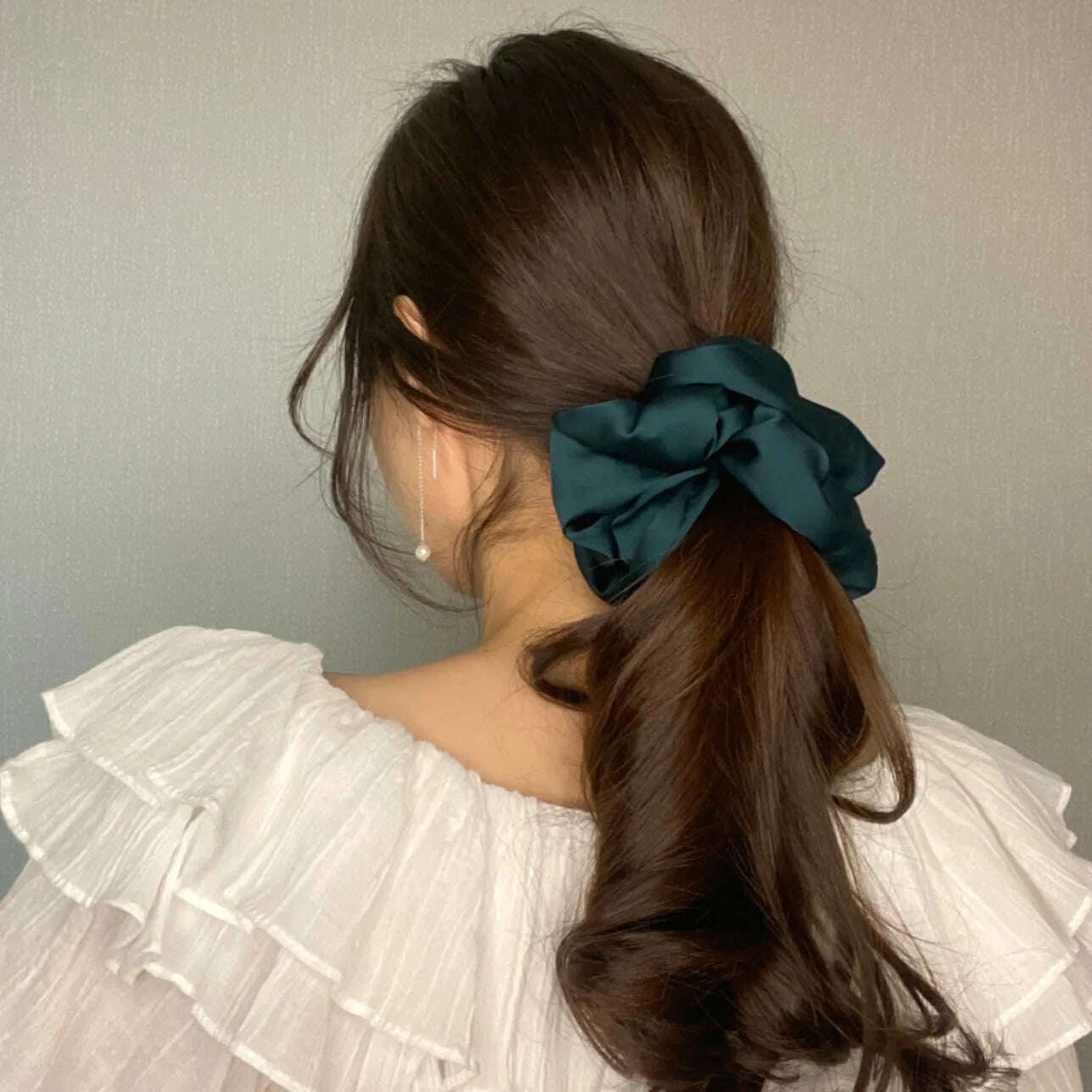 Oversized Silk Scrunchies for Women