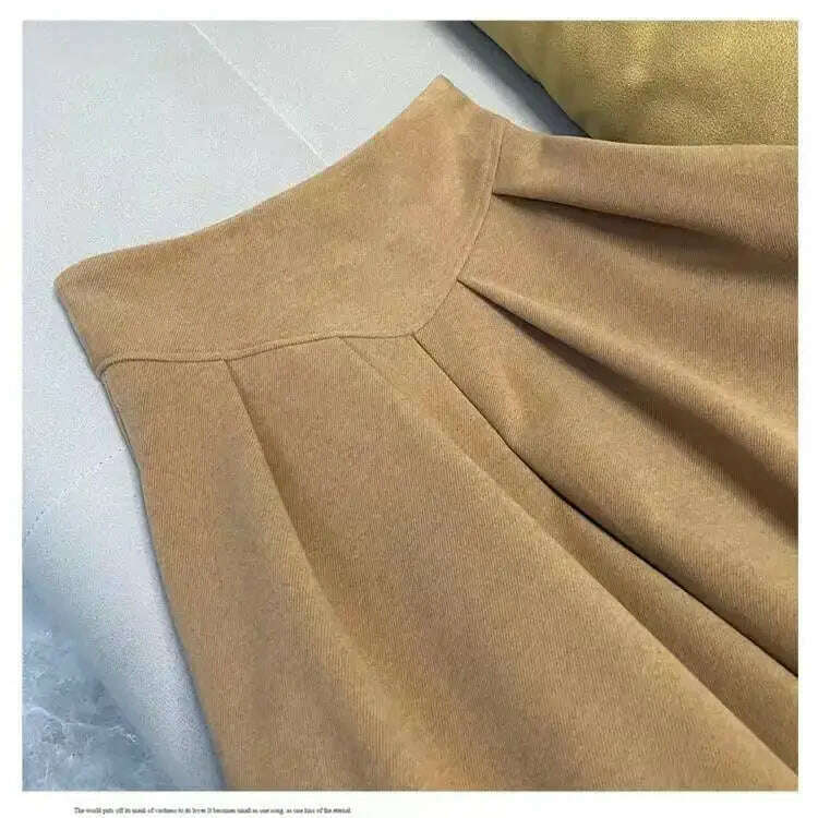 Fall Winter Women’s Knitted Sweater & Pleated Skirt Set - D&M Boutique