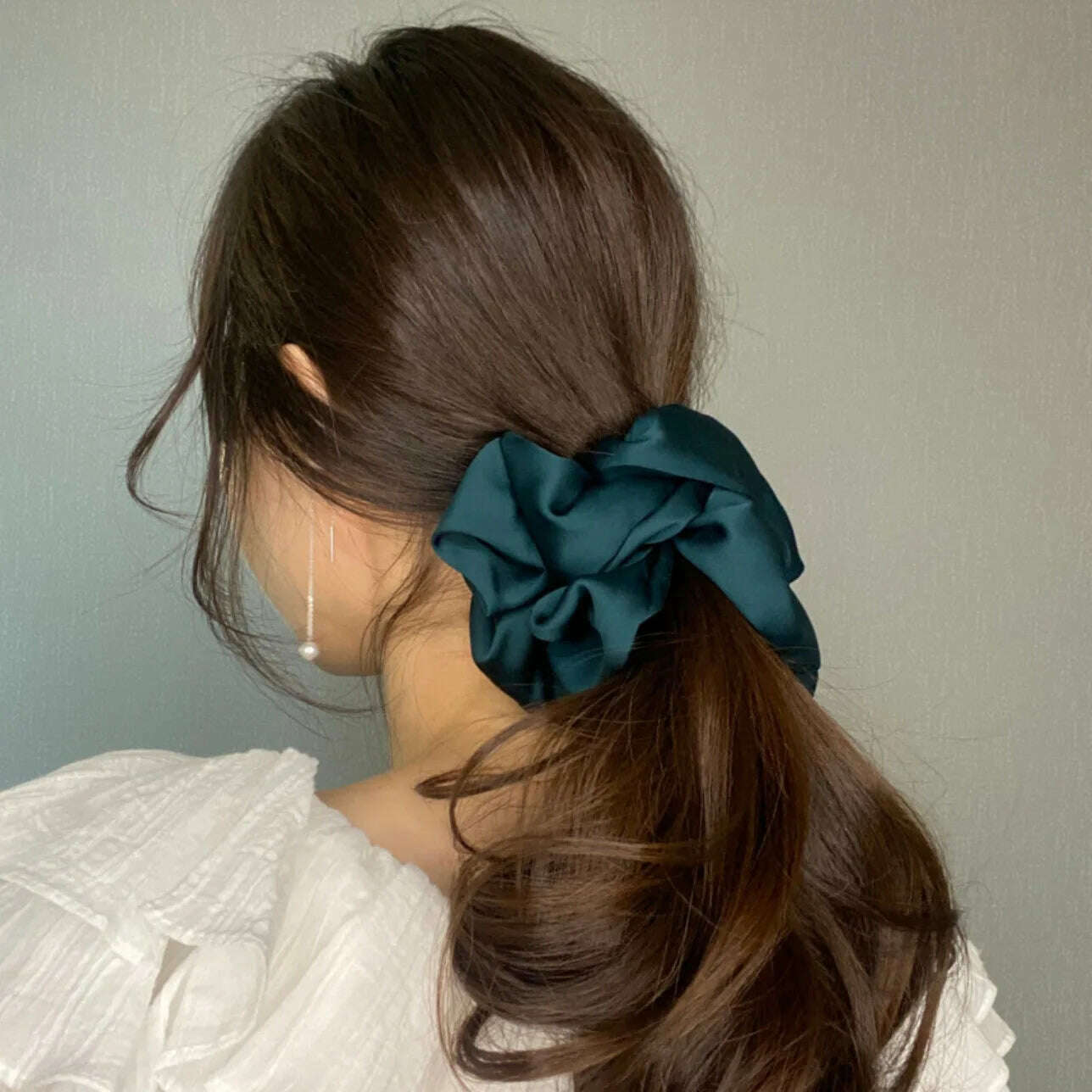 Oversized Silk Scrunchies for Women