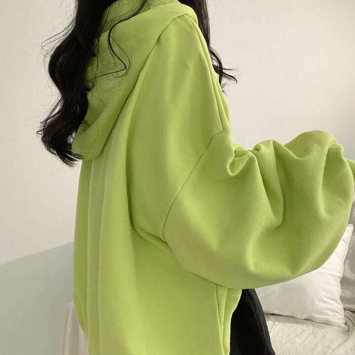 2024 Women's Oversized Casual Warm Zipper Hoodie Jacket - D&M Boutique