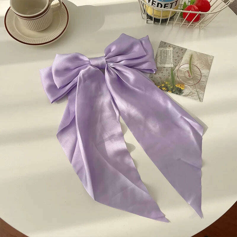Bow Ribbon Hair Clip for Women