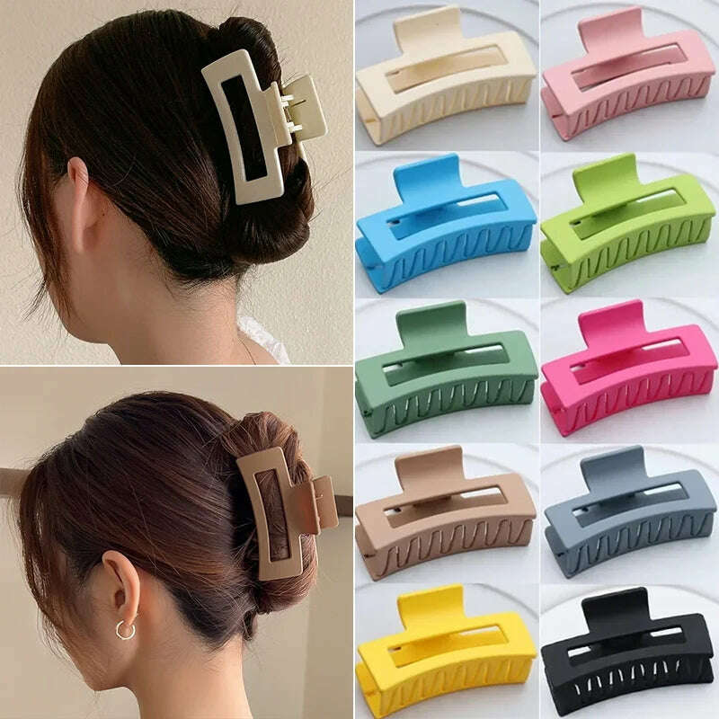 Korean Large Plastic Hair Claw