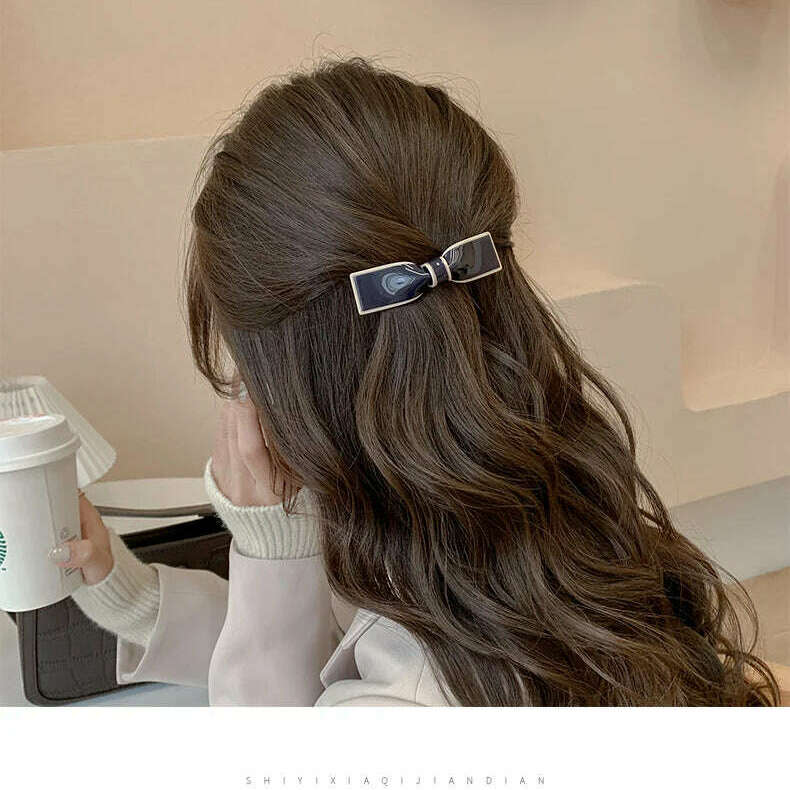 Simple and Elegant Bow Knot Cute Korean Hairpin
