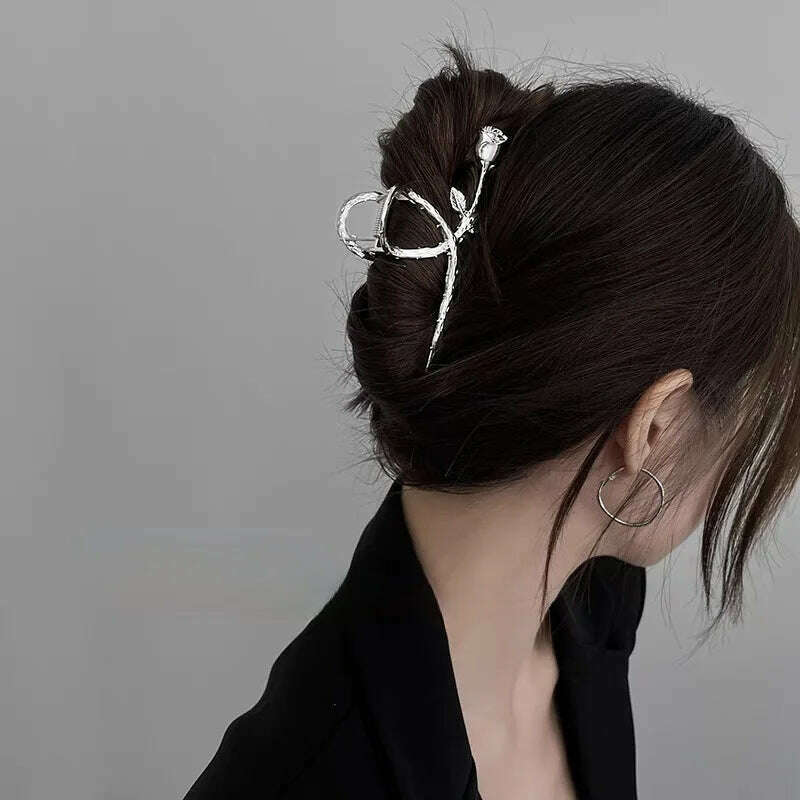 2024 Parcce Vintage Ribbon Bow Hair Claws