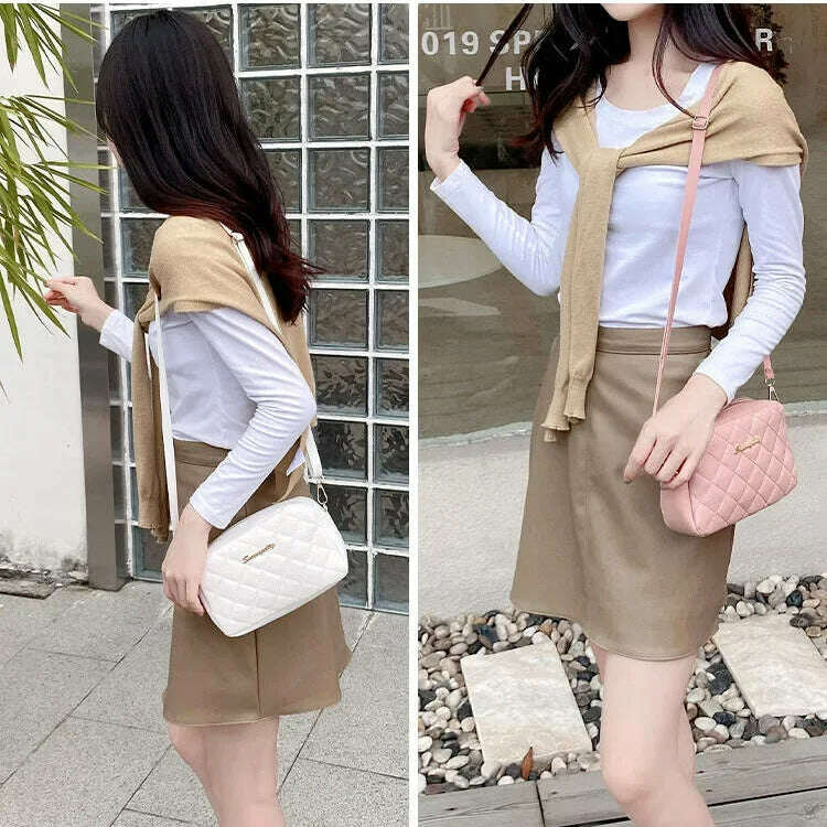 Tassel Messenger Bag for Women 2024 Embroidery Crossbody