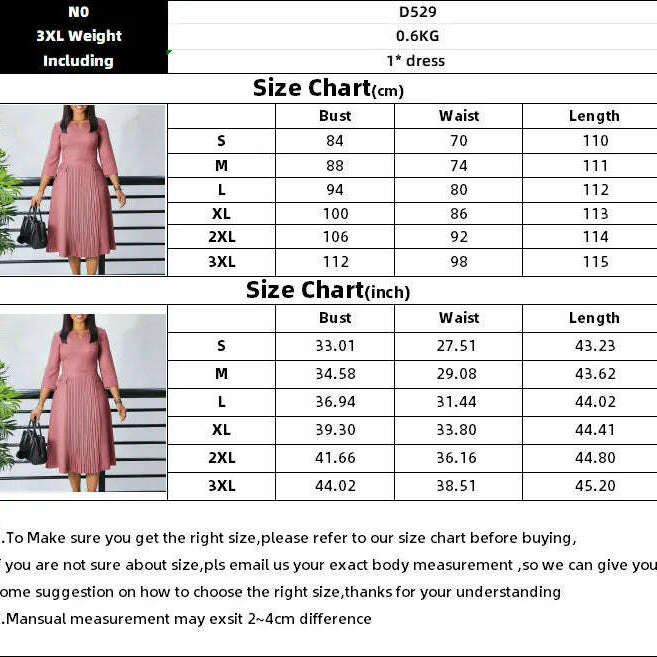 FairyShely 2025 Plus-Size A-Line V-Neck Long Sleeve Dress