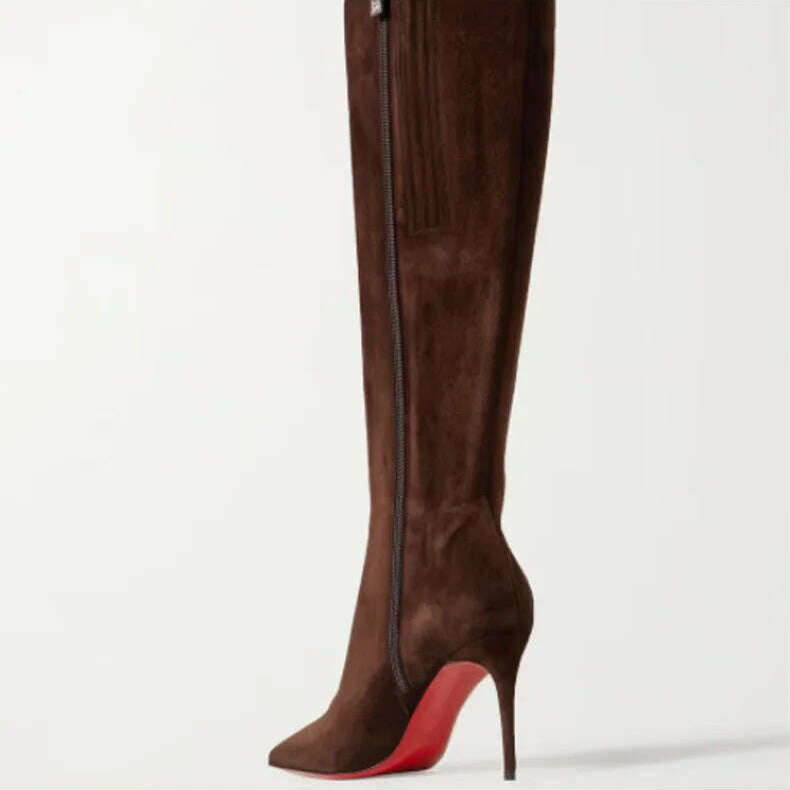 Ods Pointed Toe Knee High Boots