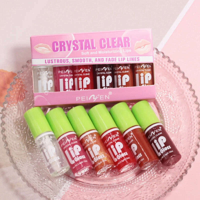 LANBENA 6-Pack Lip Care Oil Jelly – Moisturizing Lip Enrichment Oil