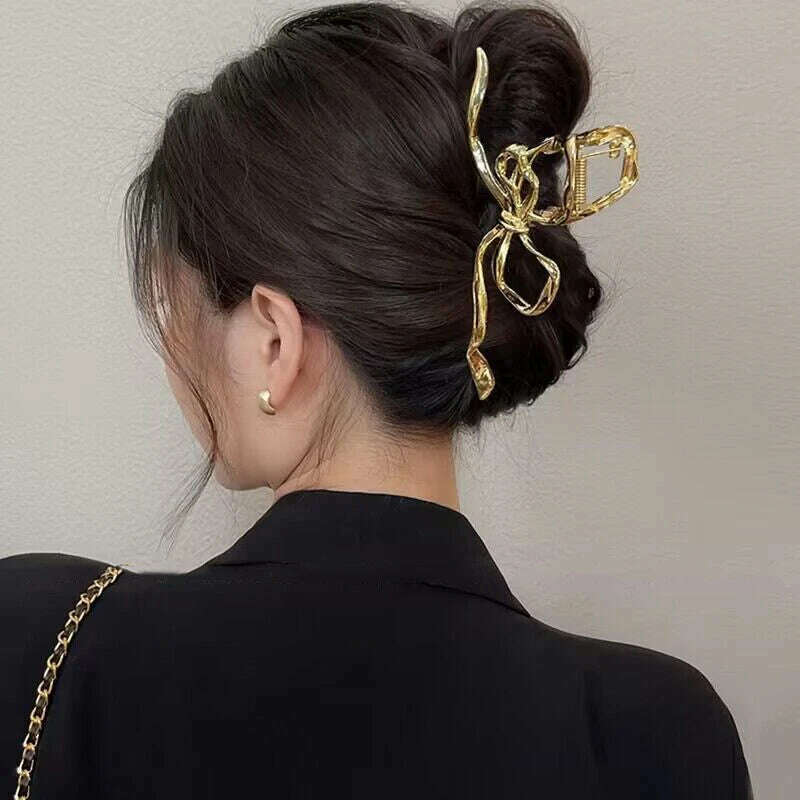 2024 Parcce Vintage Ribbon Bow Hair Claws