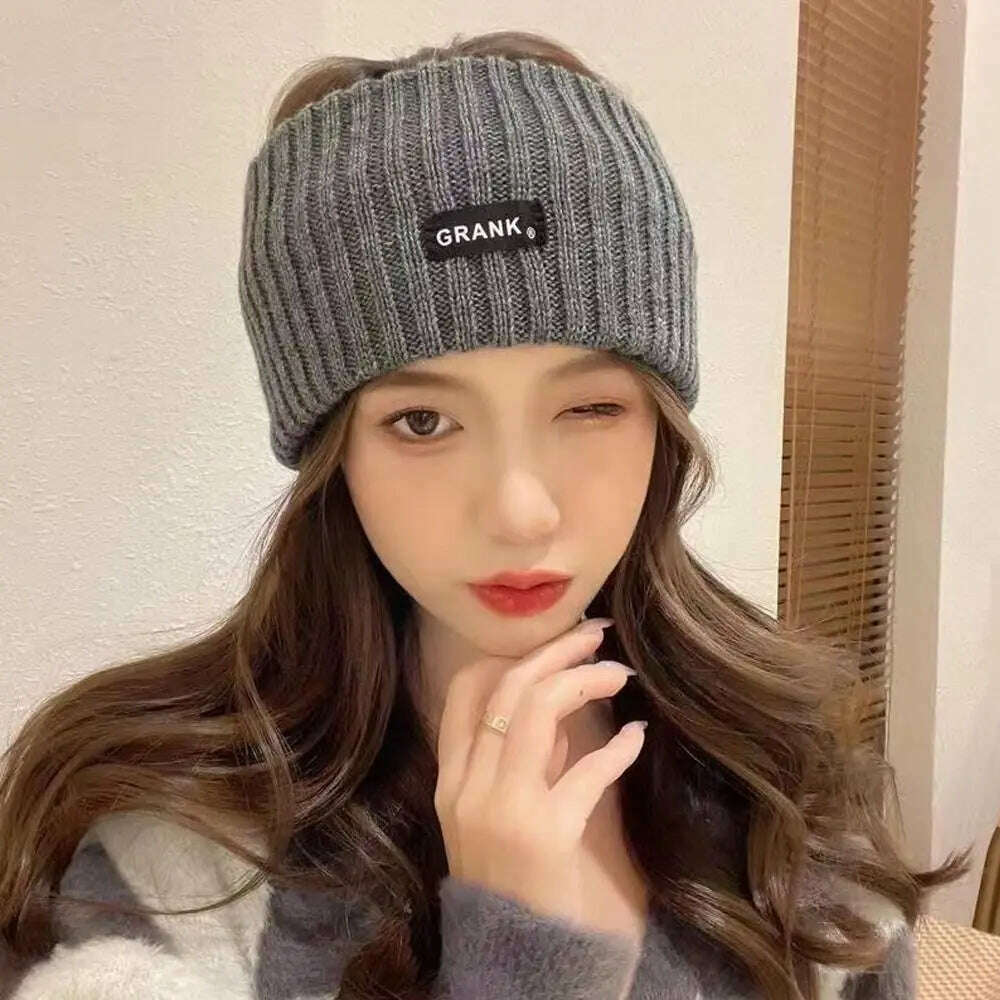 Women Winter Wide Knitted Headband.