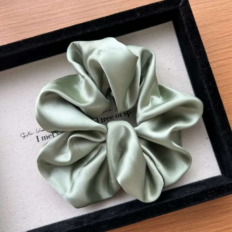 Korea Big Silk Scrunchies for Women