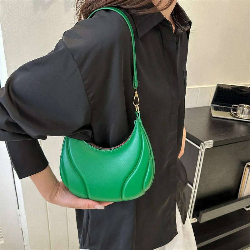 Retro Leather Shoulder Bags - Simple & Stylish Design
