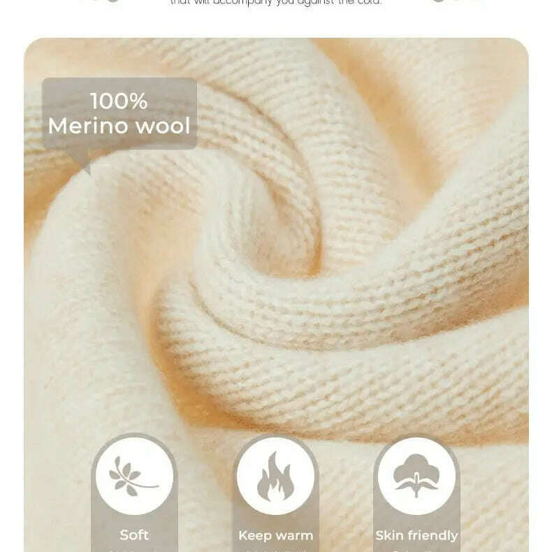 100% Wool O-Neck Sweater: Women’s Autumn/Winter Pullover - D&M Boutique