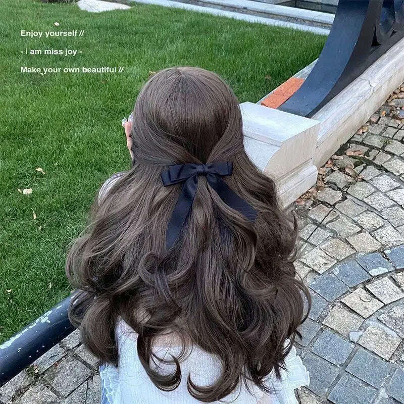 Elegant Fabric Hair Bow Hairpin